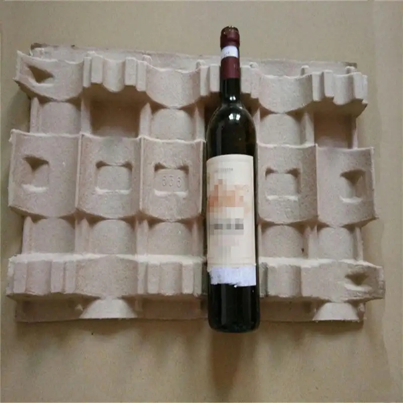 佛山南海纸浆纸托红酒包装，各种酒类内衬纸托，防震缓冲保护